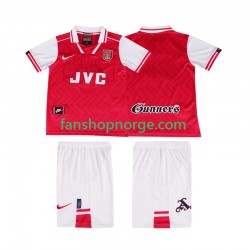 Billige Fotballdrakter Arsenal 1996 1997 Retro Barn Hjemmedrakt Kortermet