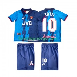 Billige Fotballdrakter Arsenal TOTTI 10 1995 1996 Retro Barn Bortedrakt Kortermet