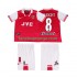 Billige Fotballdrakter Arsenal WRIGHT 8 1996 1997 Retro Barn Hjemmedrakt Kortermet