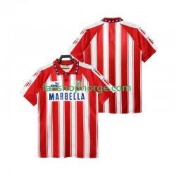 Billige Fotballdrakter Atlético Madrid 1995 Retro Herre Hjemmedrakt 1994 Kortermet
