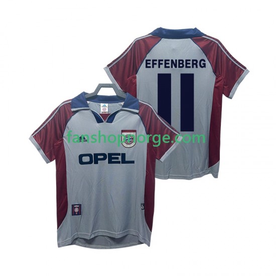 Billige Fotballdrakter FC Bayern München Effenberg 11 Retro Herre Tredjedrakt 1998 1999 Kortermet