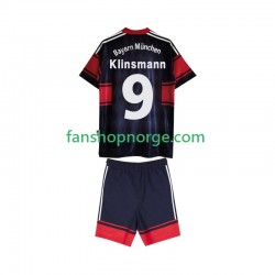 Billige Fotballdrakter FC Bayern München Klinsmann 9 1997 Retro Barn Hjemmedrakt 1999 Kortermet