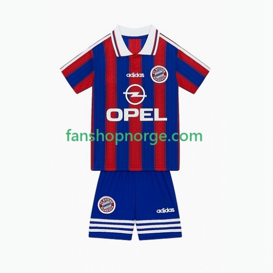 Billige Fotballdrakter FC Bayern München 1995 1997 Retro Barn Hjemmedrakt Kortermet