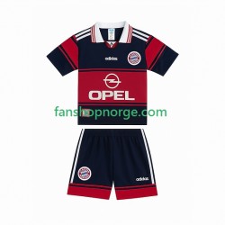 Billige Fotballdrakter FC Bayern München 1997 Retro Barn Hjemmedrakt 1999 Kortermet