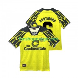 Billige Fotballdrakter Borussia Dortmund SAMMER 6 1995 Retro Herre Hjemmedrakt 1994 Kortermet
