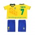 Billige Fotballdrakter Brasil BEBETO 7 Retro Barn Hjemmedrakt 1994 Kortermet