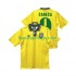 Billige Fotballdrakter Brasil CARECA 9 1991 1993 Retro Herre Hjemmedrakt Kortermet