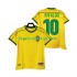 Billige Fotballdrakter Brasil RIVALDO 10 Retro Herre Hjemmedrakt 1998 Kortermet