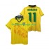 Billige Fotballdrakter Brasil ROMARIO 11 Retro Herre Hjemmedrakt 1994 Kortermet