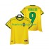 Billige Fotballdrakter Brasil RONALDO 9 Retro Herre Hjemmedrakt 1998 Kortermet