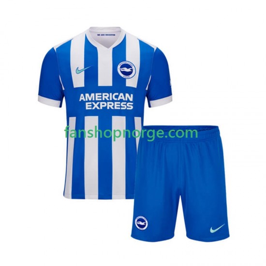 Billige Fotballdrakter Brighton Hove Albion Barn Hjemmedrakt 2025-2026 Kortermet