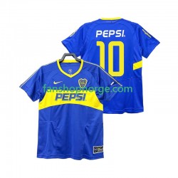 Billige Fotballdrakter CA Boca Juniors PEPSI 10 2003 Retro Herre Hjemmedrakt 2004 Kortermet