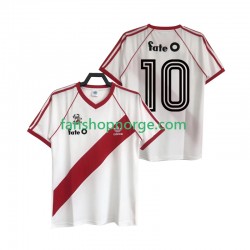 Billige Fotballdrakter CA River Plate 10 1986 Retro Herre Hjemmedrakt Kortermet
