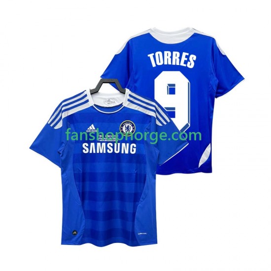 Billige Fotballdrakter Chelsea Torres 9 2012 Retro Herre Hjemmedrakt 2011 Kortermet