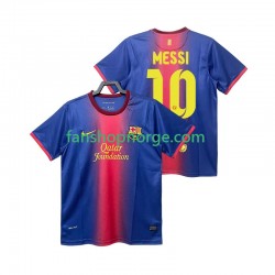 Billige Fotballdrakter FC Barcelona Lionel Messi 10 2012 2013 Retro Herre Hjemmedrakt Kortermet