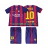 Billige Fotballdrakter FC Barcelona Lionel Messi 10 2014 2015 Retro Barn Hjemmedrakt Kortermet