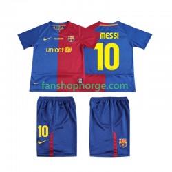 Billige Fotballdrakter FC Barcelona Lionel Messi 10 Champions League 2009 Retro Barn Hjemmedrakt 2008 Kortermet
