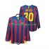 Billige Fotballdrakter FC Barcelona Lionel Messi 30 2005 Retro Herre Hjemmedrakt 2006 Langermet