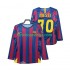 Billige Fotballdrakter FC Barcelona Lionel Messi 30 Champions League 2005 Retro Herre Hjemmedrakt 2006 Langermet