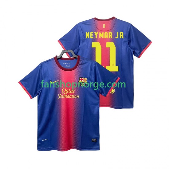 Billige Fotballdrakter FC Barcelona Neymar JR 11 2012 2013 Retro Herre Hjemmedrakt Kortermet