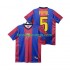 Billige Fotballdrakter FC Barcelona PUYOL 5 Retro Herre Hjemmedrakt 1998 1999 Kortermet