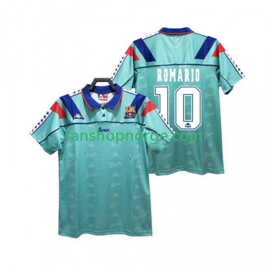 Billige Fotballdrakter FC Barcelona ROMARIO 10 1992 1995 Retro Herre Bortedrakt Kortermet