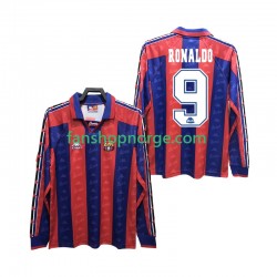 Billige Fotballdrakter FC Barcelona RONALDO 9 1996 1997 Retro Herre Hjemmedrakt Langermet