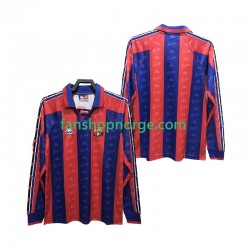 Billige Fotballdrakter FC Barcelona 1996 1997 Retro Herre Hjemmedrakt Langermet