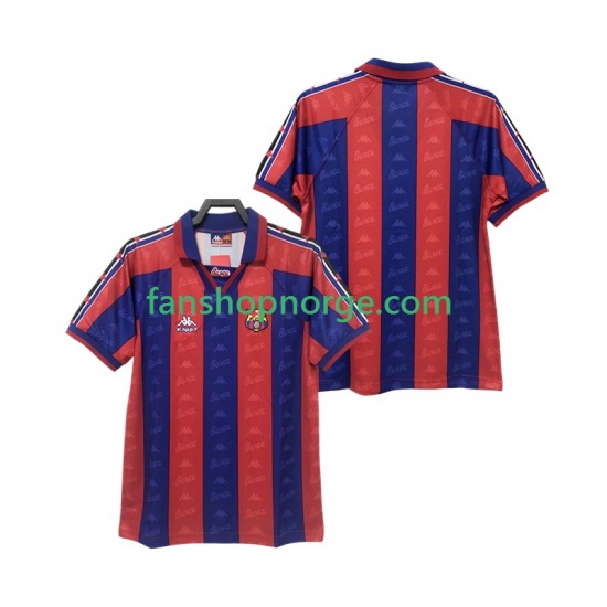 Billige Fotballdrakter FC Barcelona 1996 1997 Retro Herre Hjemmedrakt Kortermet
