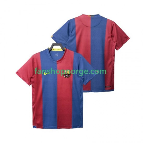 Billige Fotballdrakter FC Barcelona 2007 Retro Herre Hjemmedrakt 2006 Kortermet