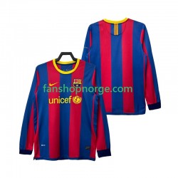 Billige Fotballdrakter FC Barcelona Retro Herre Hjemmedrakt 2011 2010 Langermet