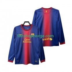 Billige Fotballdrakter FC Barcelona 2012 2013 Retro Herre Hjemmedrakt Langermet