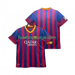 Billige Fotballdrakter FC Barcelona 2013 2014 Retro Herre Hjemmedrakt Kortermet