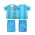 Billige Fotballdrakter FC Barcelona 2007 Retro Barn Bortedrakt 2008 Kortermet