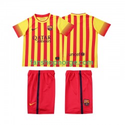 Billige Fotballdrakter FC Barcelona 2013 2014 Retro Barn Bortedrakt Kortermet