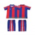 Billige Fotballdrakter FC Barcelona 1992 1995 Retro Barn Hjemmedrakt Kortermet