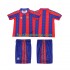 Billige Fotballdrakter FC Barcelona 1996 1997 Retro Barn Hjemmedrakt Kortermet