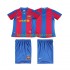 Billige Fotballdrakter FC Barcelona 2007 Retro Barn Hjemmedrakt 2008 Kortermet