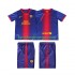 Billige Fotballdrakter FC Barcelona 2012 2013 Retro Barn Hjemmedrakt Kortermet