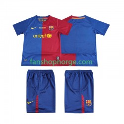 Billige Fotballdrakter FC Barcelona Champions League 2009 Retro Barn Hjemmedrakt 2008 Kortermet