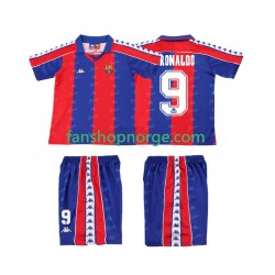 Billige Fotballdrakter FC Barcelona Ronaldo 9 1992 1995 Retro Barn Hjemmedrakt Kortermet