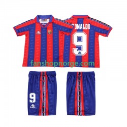 Billige Fotballdrakter FC Barcelona Ronaldo 1996 1997 Retro Barn Hjemmedrakt Kortermet