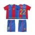 Billige Fotballdrakter FC Barcelona SAUIOLA 22 2007 Retro Barn Hjemmedrakt 2006 Kortermet