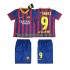 Billige Fotballdrakter FC Barcelona SUARZE 9 2013 2014 Retro Barn Hjemmedrakt Kortermet