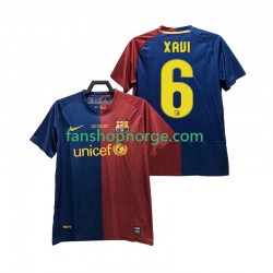 Billige Fotballdrakter FC Barcelona XAVI 6 Champions League 2009 Retro Herre Hjemmedrakt 2008 Kortermet