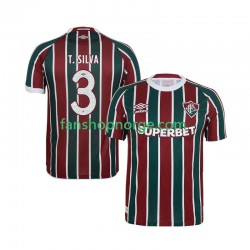 Billige Fotballdrakter Fluminense Thiago Silva 3 Herre Hjemmedrakt 2025-2026 Kortermet