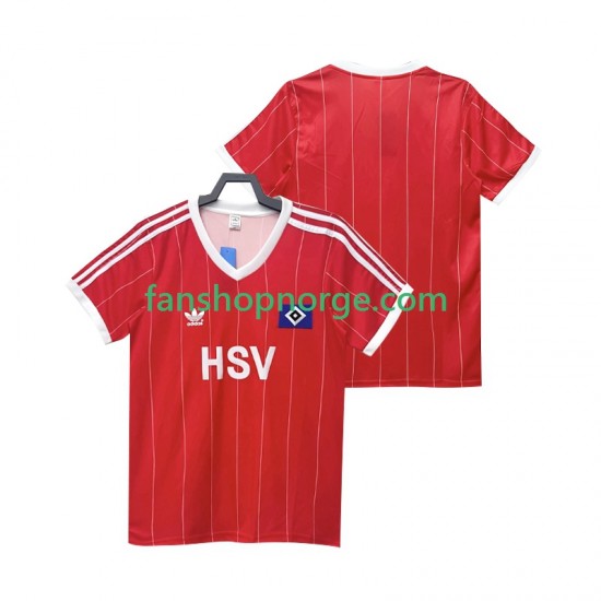 Billige Fotballdrakter Hamburger SV 1983 1984 Retro Herre Bortedrakt Kortermet