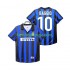 Billige Fotballdrakter Inter Milan BAGGIO 10 Retro Herre Hjemmedrakt 1998 1999 Kortermet