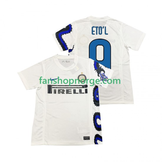 Billige Fotballdrakter Inter Milan ETOL 9 Retro Herre Bortedrakt 2011 2010 Kortermet
