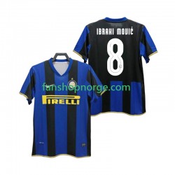 Billige Fotballdrakter Inter Milan Ibrahimović 8 Champions League 2009 Retro Herre Hjemmedrakt 2008 Kortermet